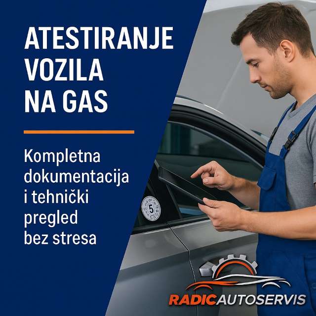 Atestiranje vozila na gas